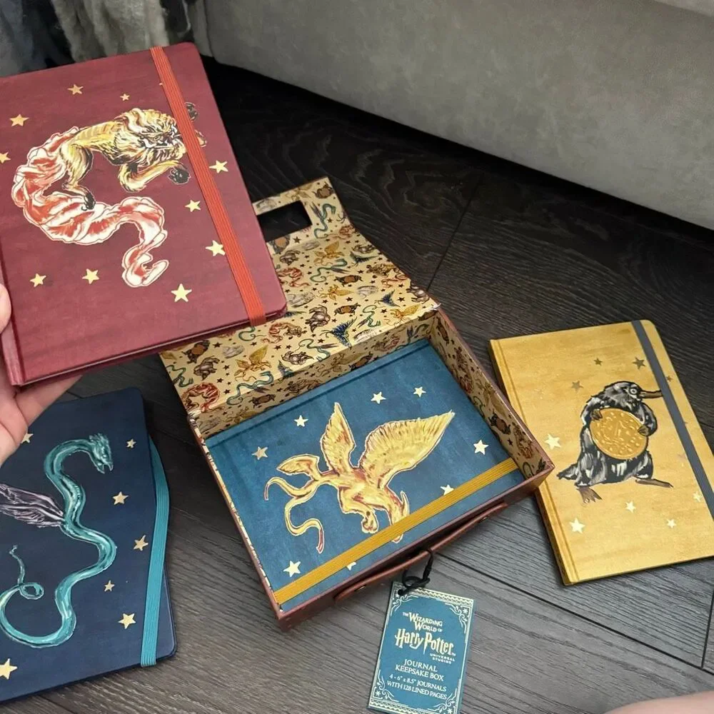 Harry Potter Newt Scamander Magical Creatures Briefcase Journal Set New